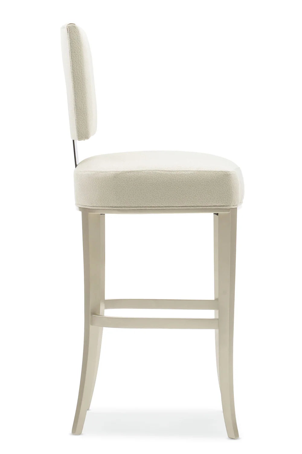 Luxury Upholstered Modern Neutral Bar Stool European Style for Villa