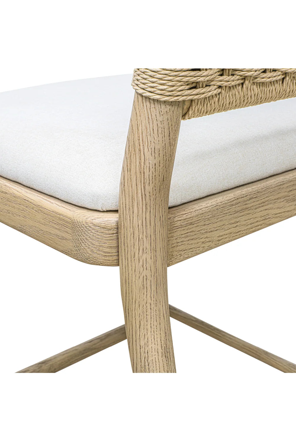 Luxury Upholstered Modern Oak Counter Stool European Style for Villa