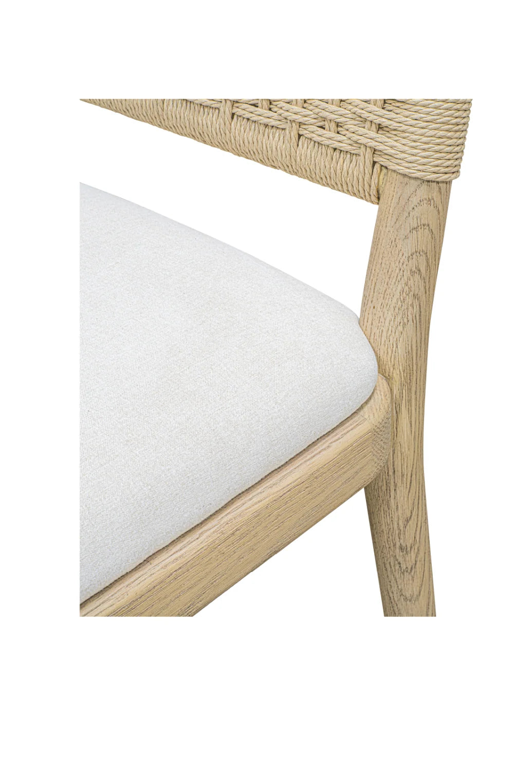 Luxury Upholstered Modern Oak Counter Stool European Style for Villa