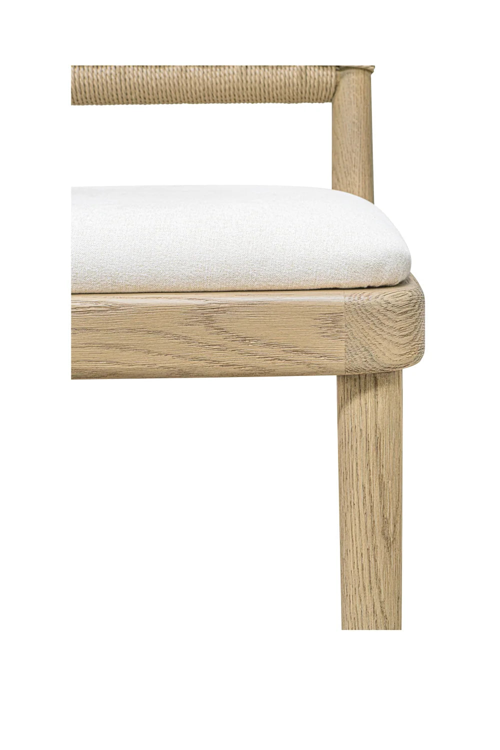 Luxury Upholstered Modern Oak Counter Stool European Style for Villa
