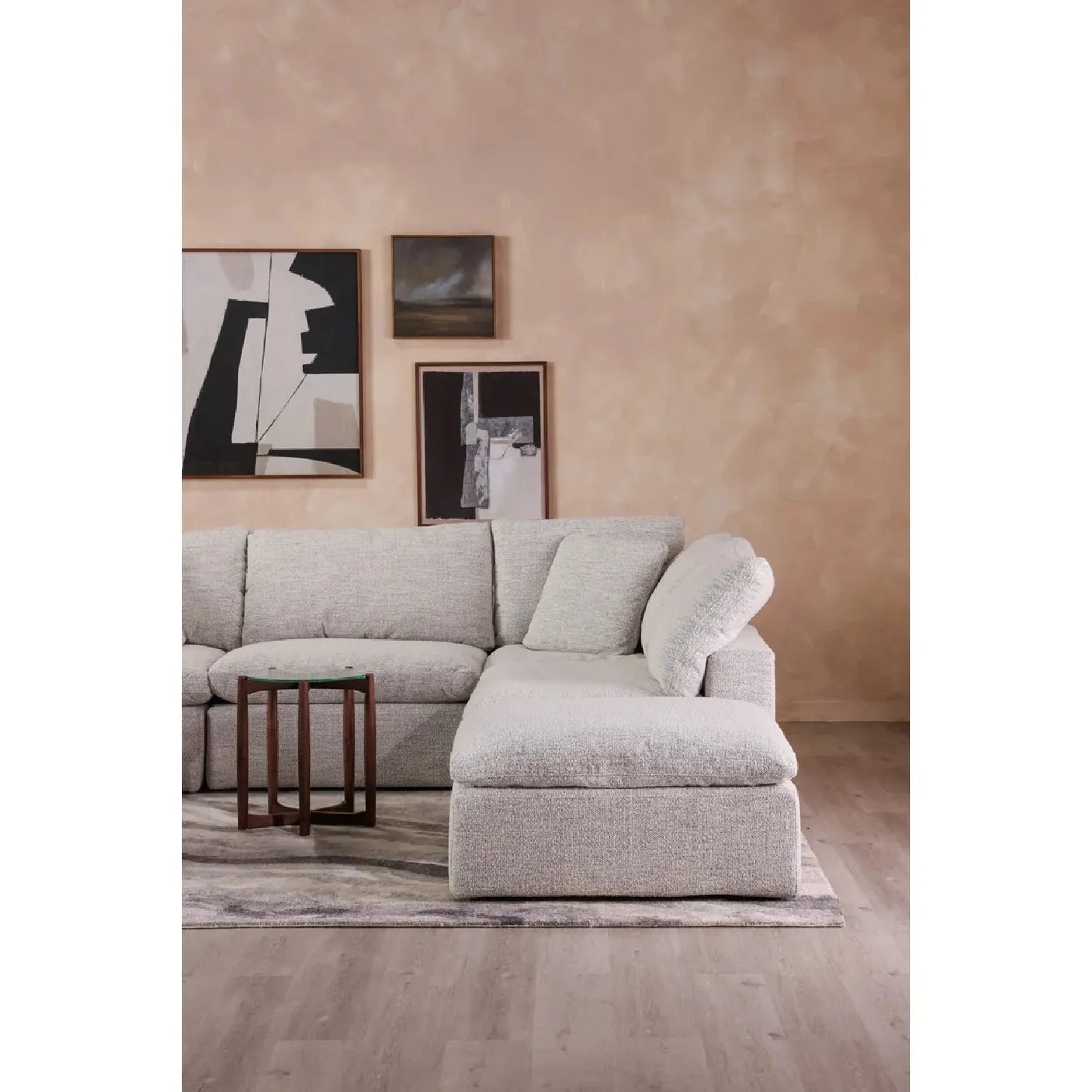 Luxury Upholstered Modern Ottoman European Style for Villa