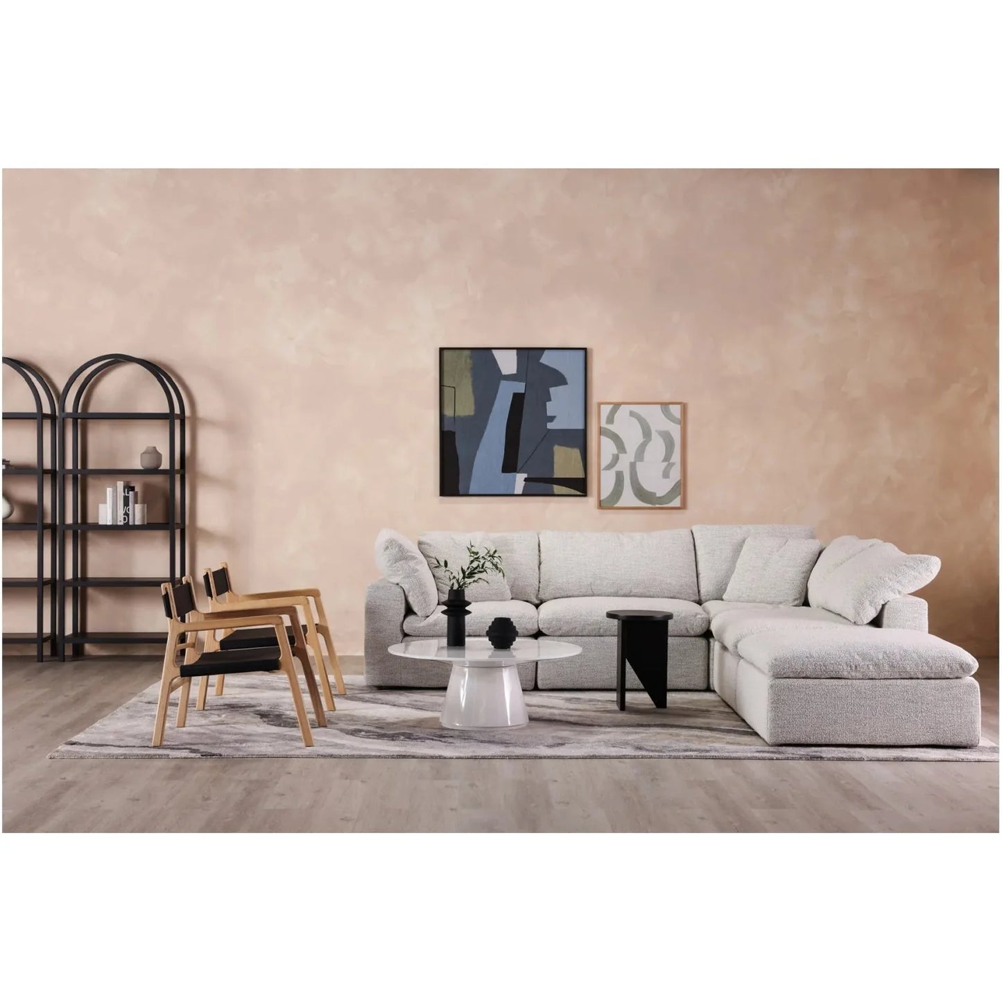 Luxury Upholstered Modern Ottoman European Style for Villa