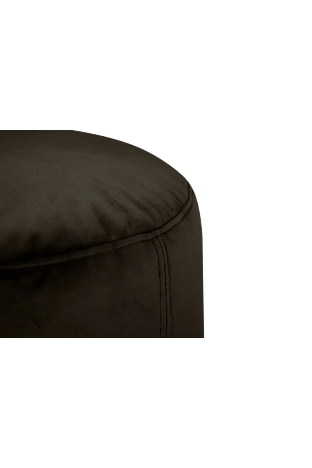 Luxury Upholstered Modern Round Ottoman European Style for Villa