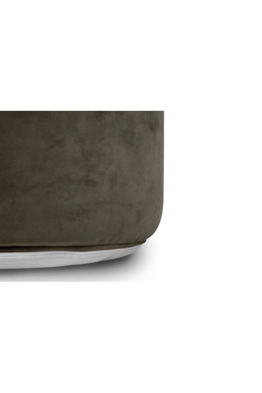 Luxury Upholstered Modern Round Ottoman European Style for Villa