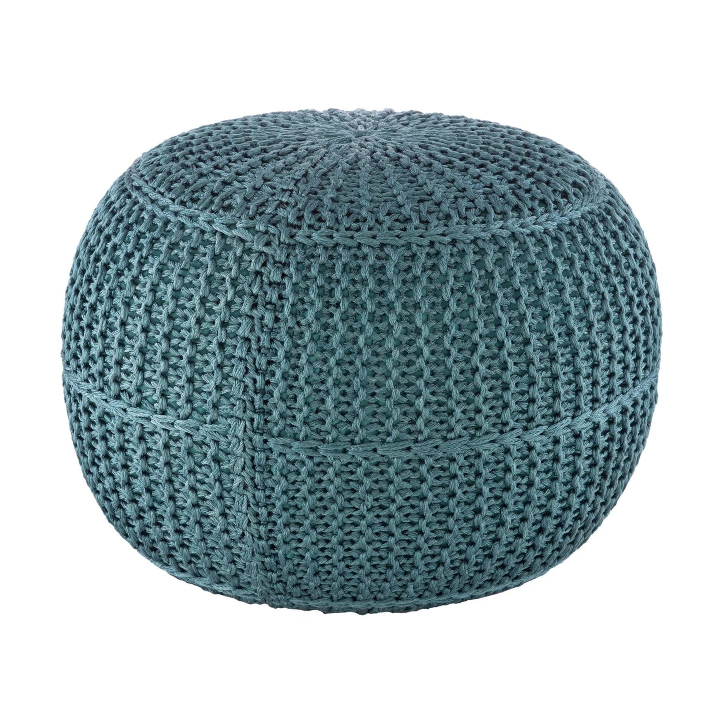 Luxury Upholstered Modern Round Ottoman European Style for Villa