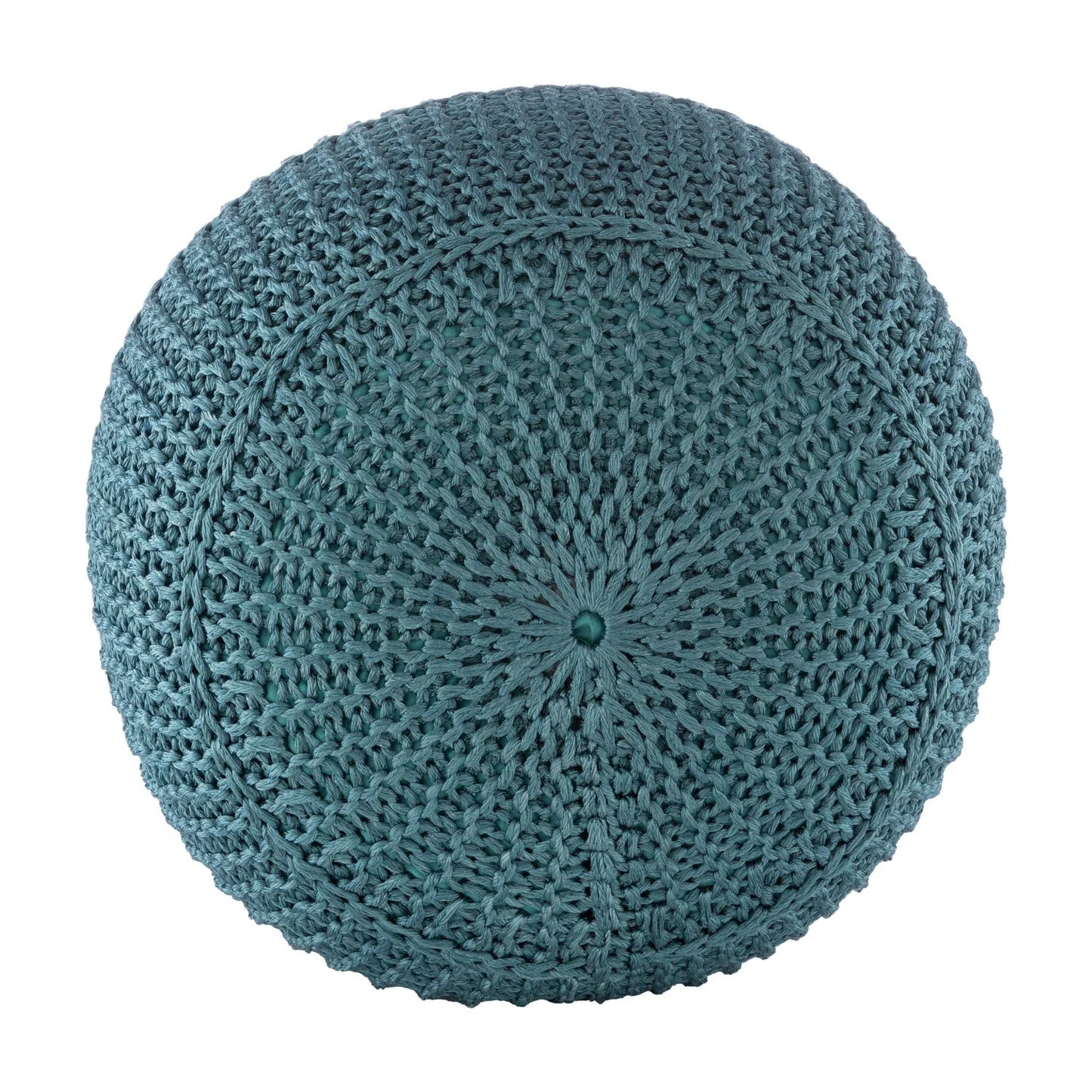 Luxury Upholstered Modern Round Ottoman European Style for Villa