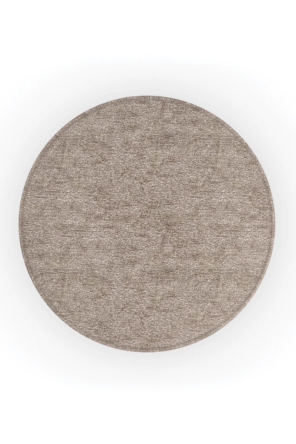 Luxury Upholstered Modern Round Ottoman European Style for Villa