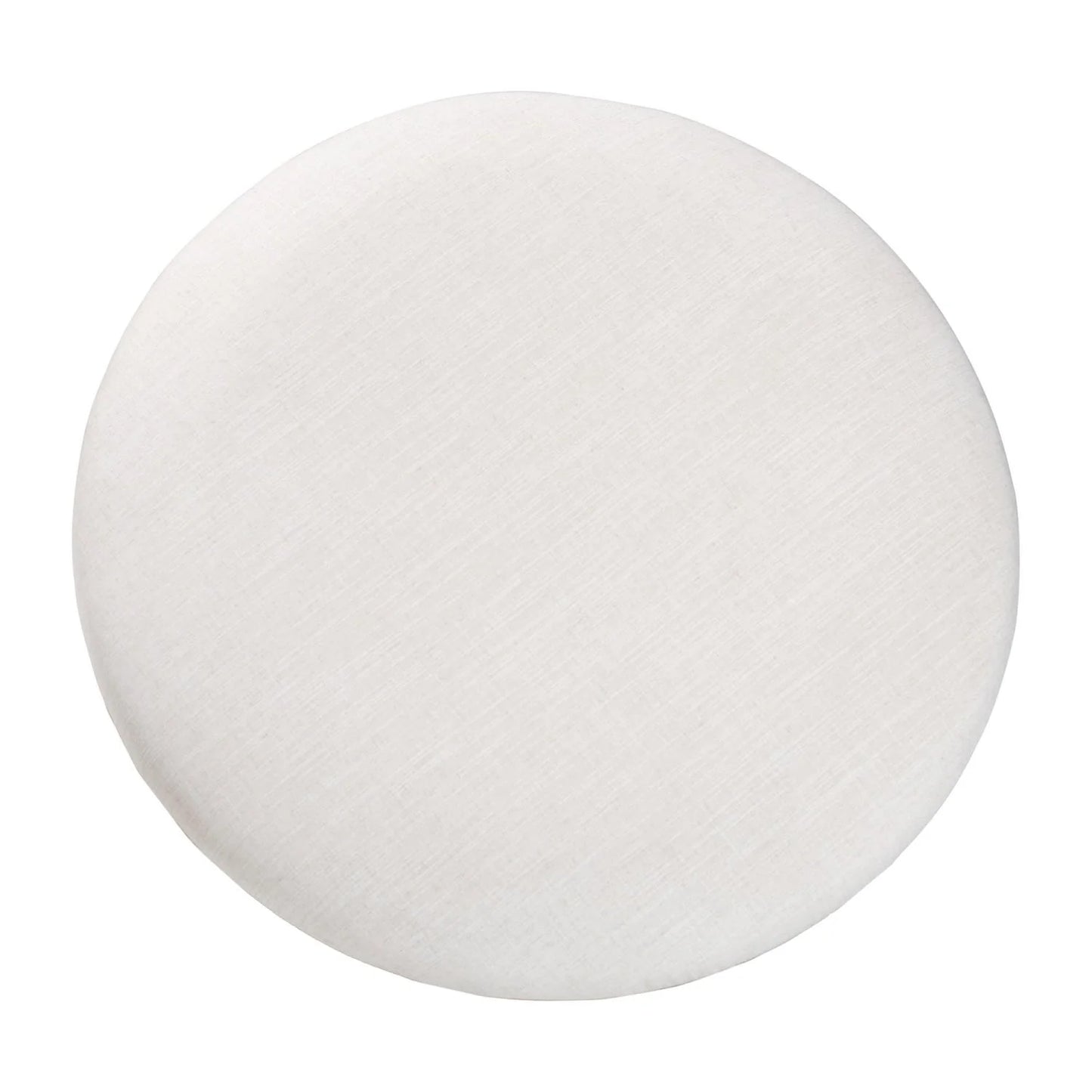 Luxury Upholstered Modern Round Ottoman European Style for Villa
