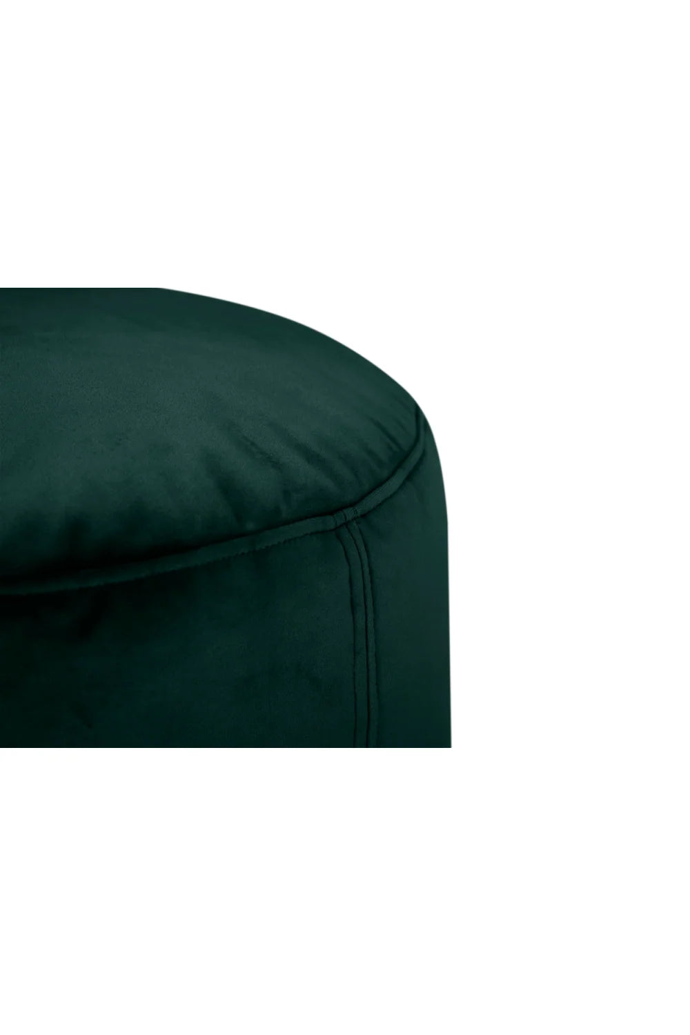 Luxury Upholstered Modern Round Ottoman European Style for Villa