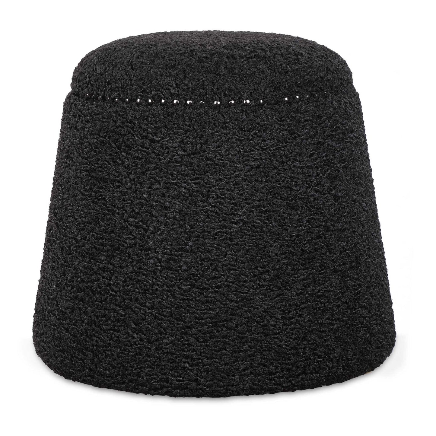 Luxury Upholstered Modern Shearling Ottoman European Style for Villa