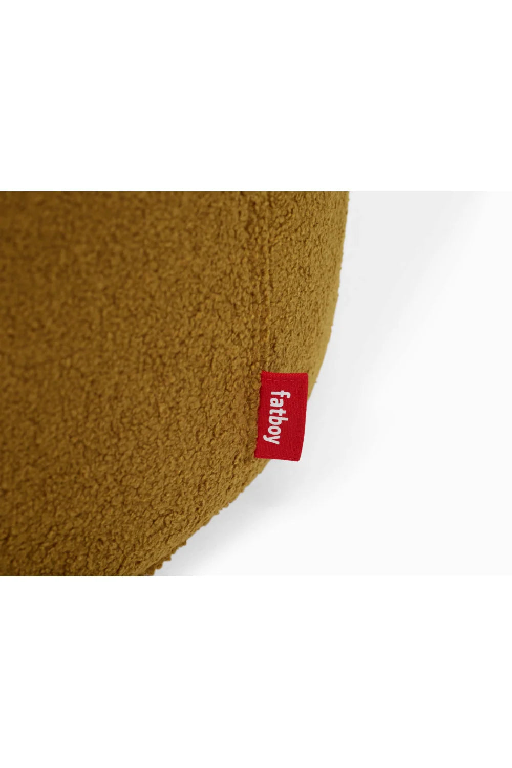 Luxury Upholstered Modern Sherpa Pouf European Style for Villa