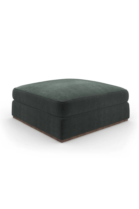 Luxury Upholstered Modern Square Ottoman European Style for Villa