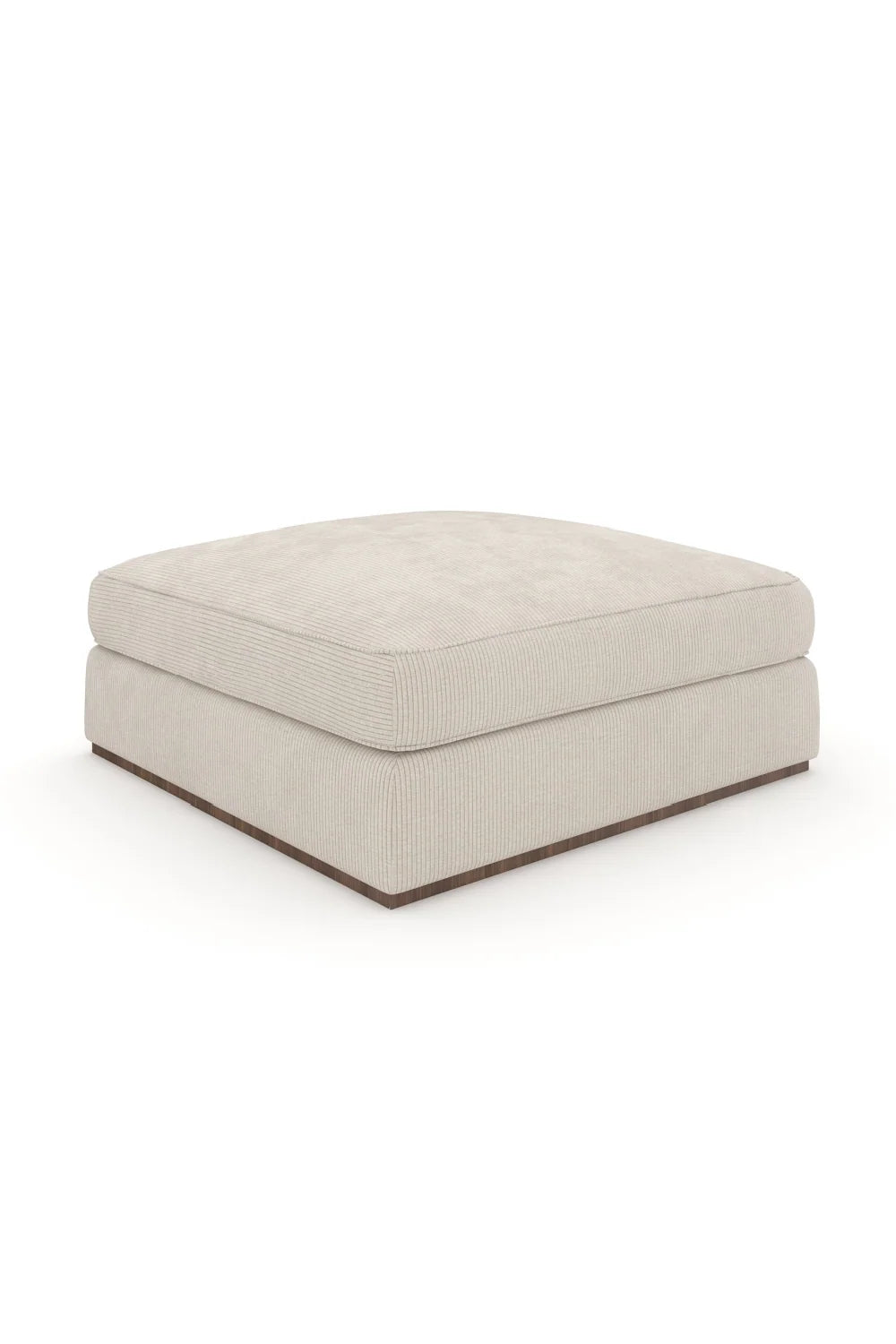 Luxury Upholstered Modern Square Ottoman European Style for Villa