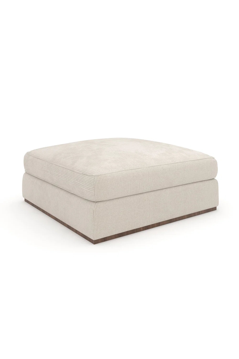 Luxury Upholstered Modern Square Ottoman European Style for Villa