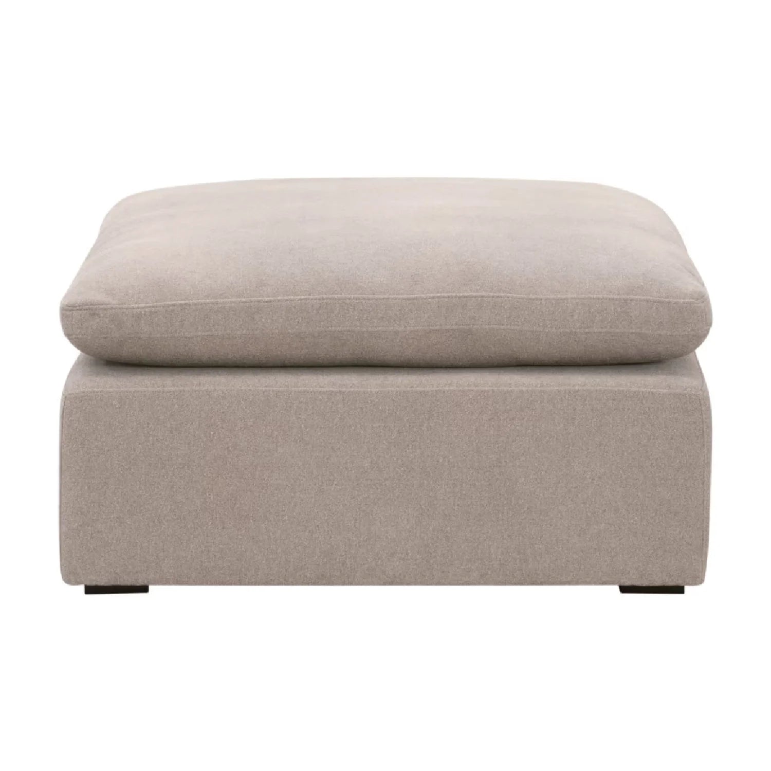 Luxury Upholstered Modern Square Ottoman European Style for Villa