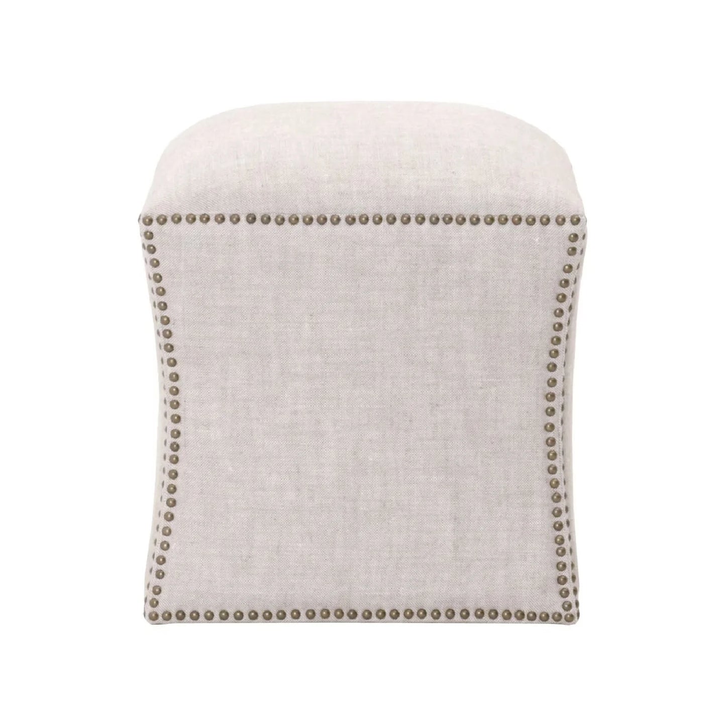 Luxury Upholstered Modern Square Ottoman European Style for Villa