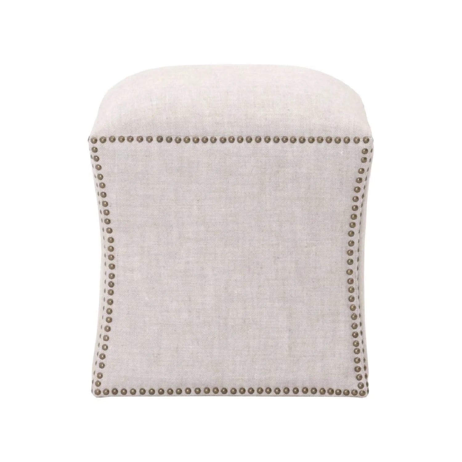 Luxury Upholstered Modern Square Ottoman European Style for Villa