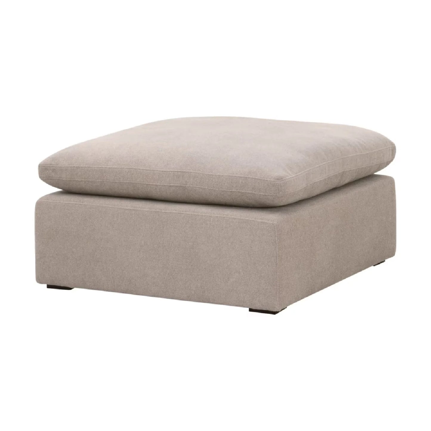 Luxury Upholstered Modern Square Ottoman European Style for Villa