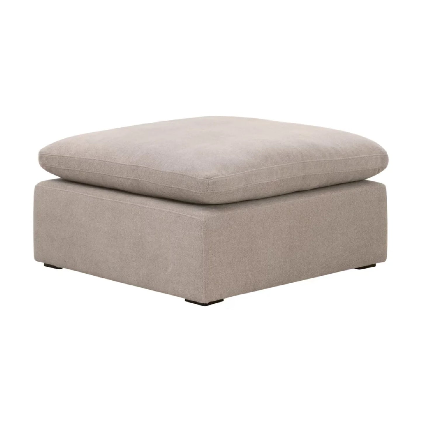 Luxury Upholstered Modern Square Ottoman European Style for Villa