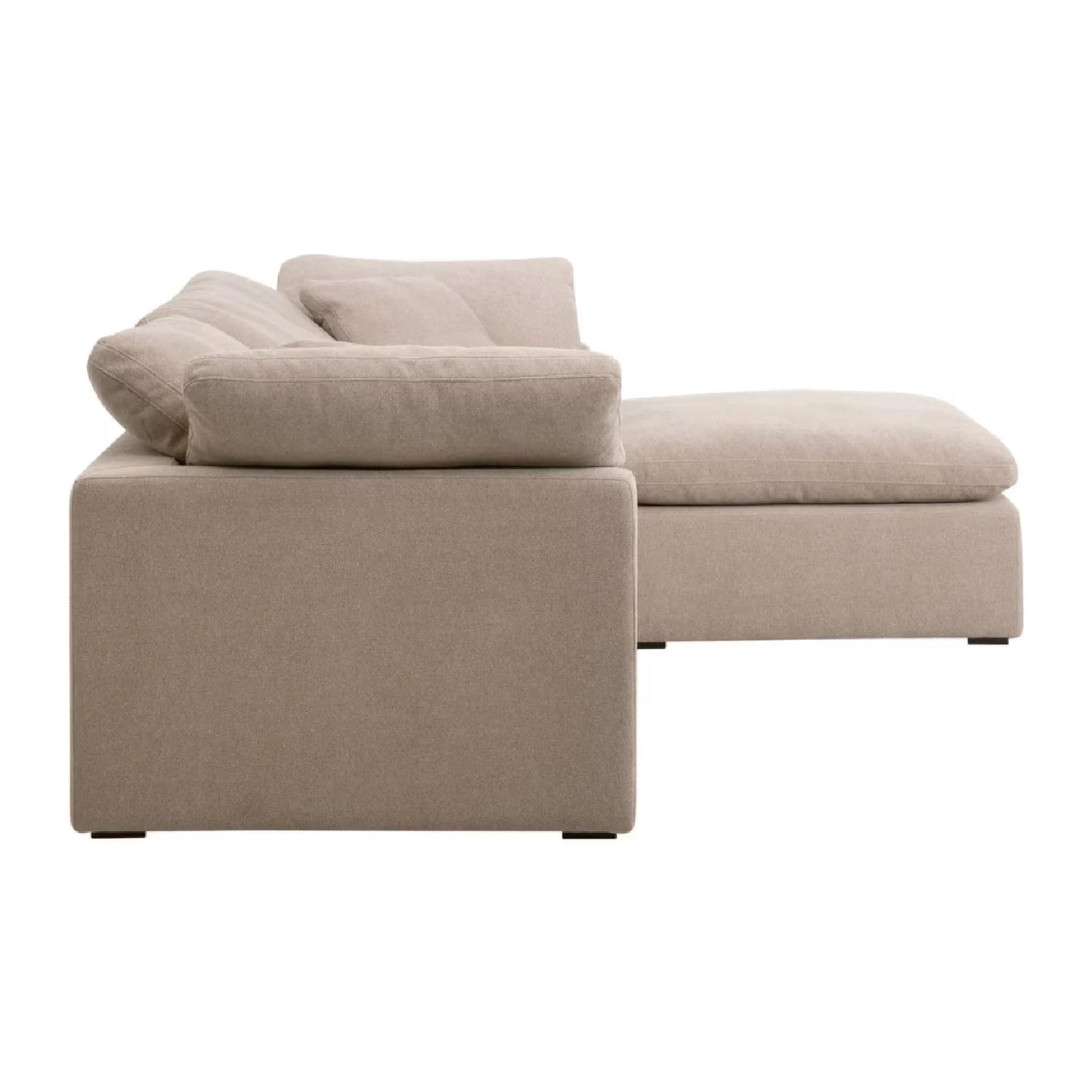 Luxury Upholstered Modern Square Ottoman European Style for Villa