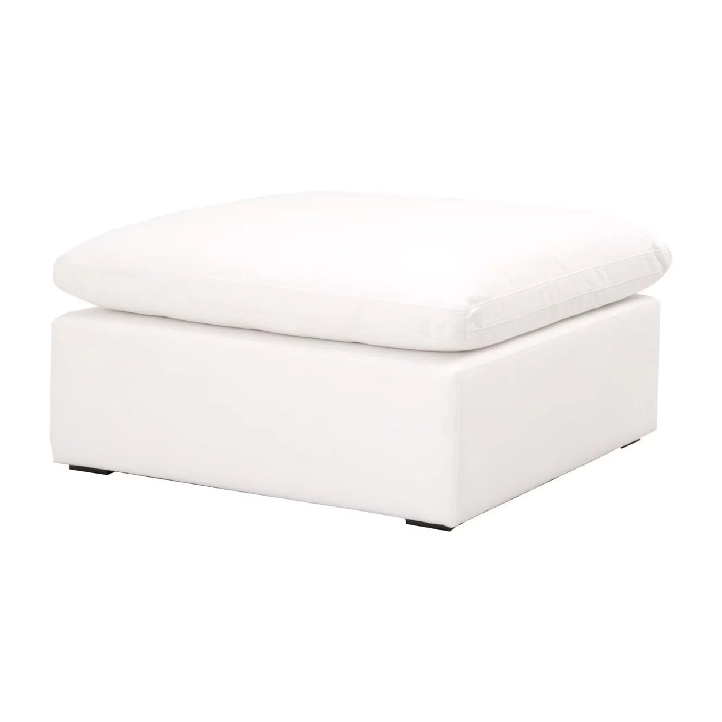 Luxury Upholstered Modern Square Ottoman European Style for Villa