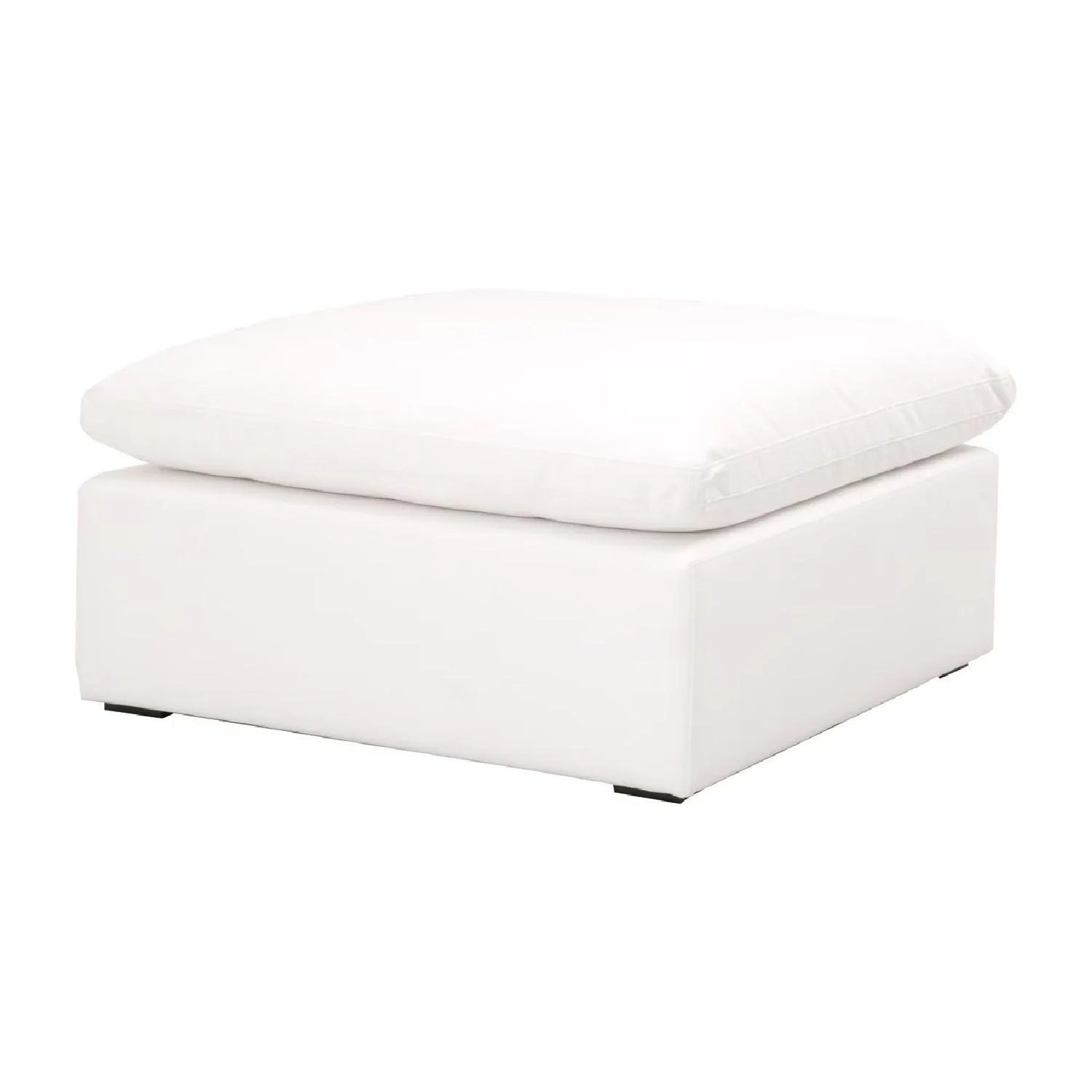 Luxury Upholstered Modern Square Ottoman European Style for Villa