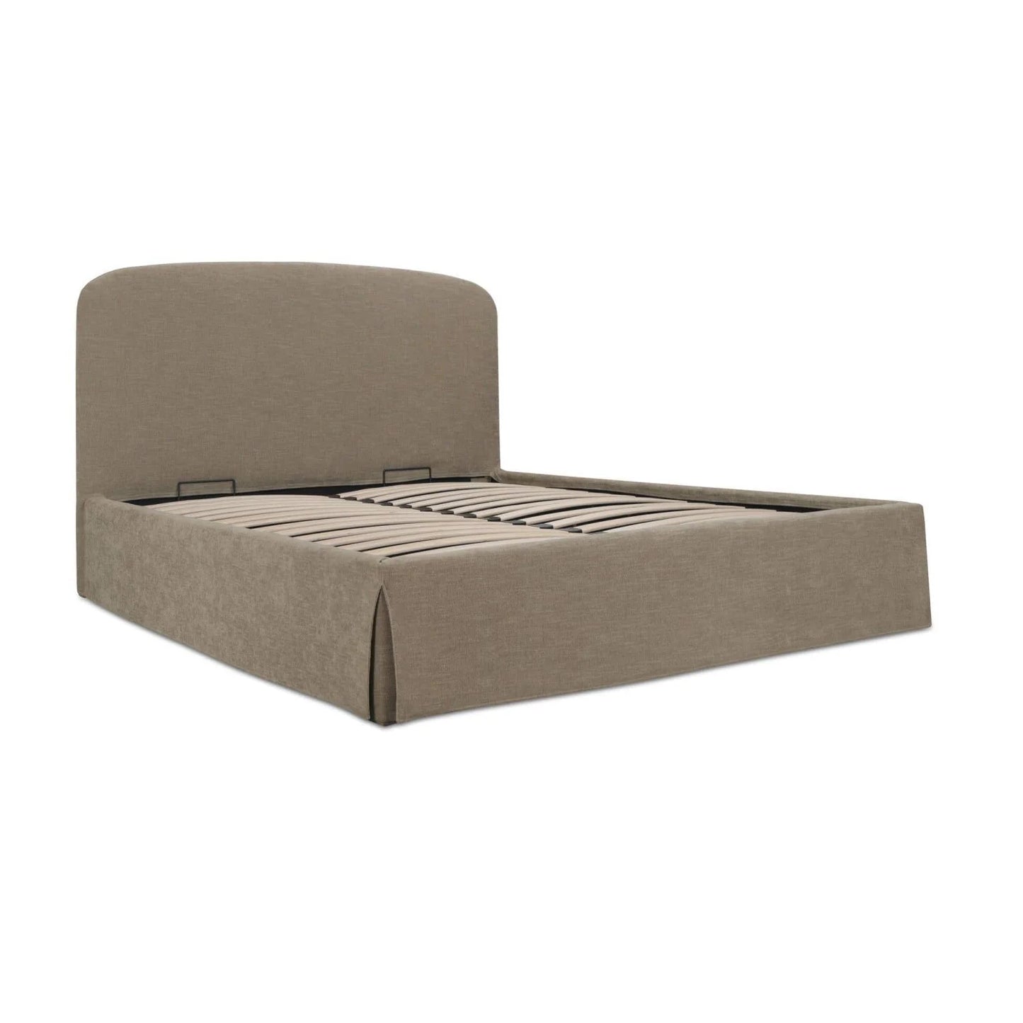 Luxury Upholstered Modern Storage Bed European Style for Villa