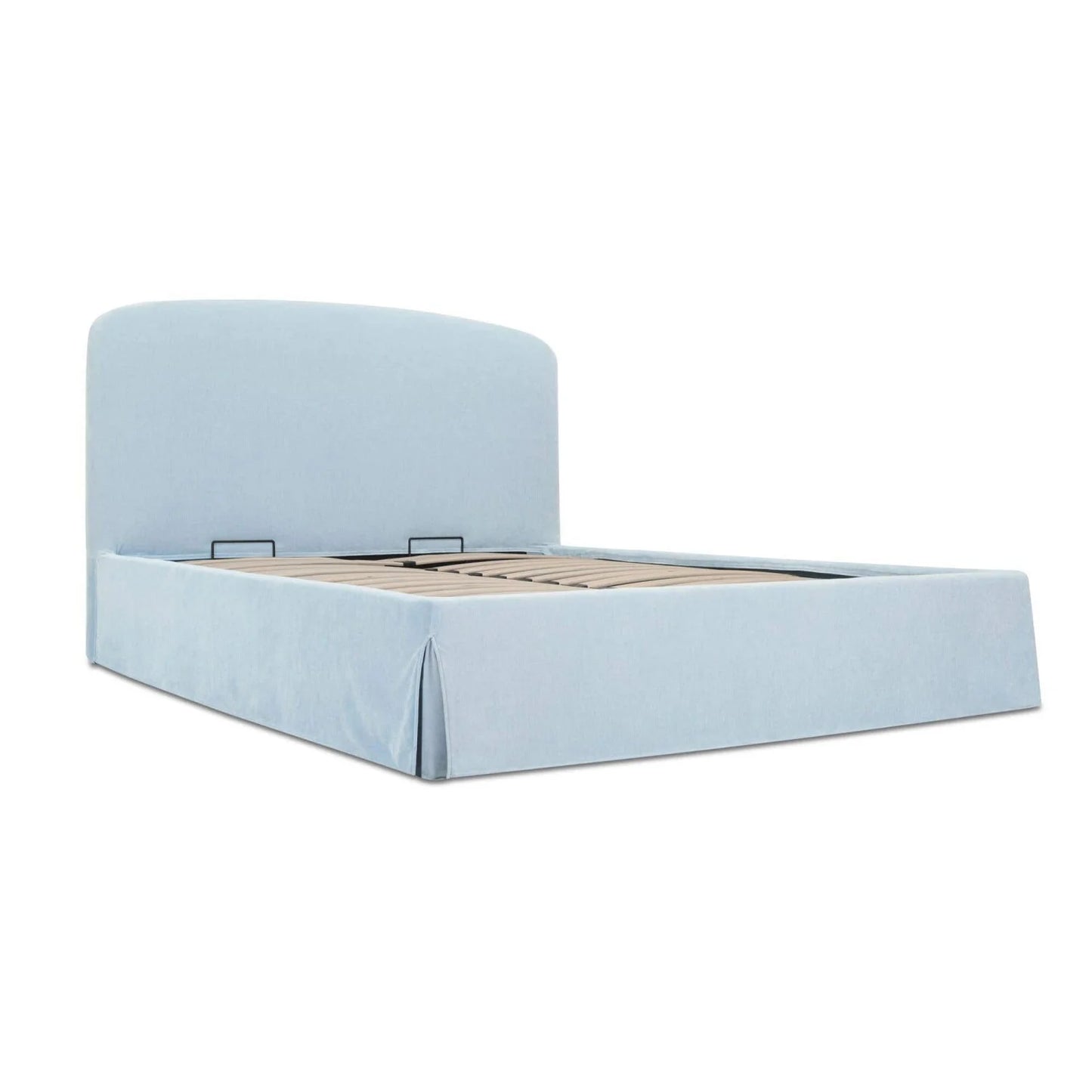 Luxury Upholstered Modern Storage Bed European Style for Villa
