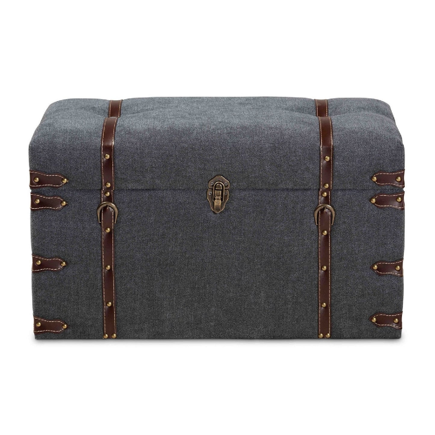 Luxury Upholstered Modern Storage Ottoman European Style for Villa