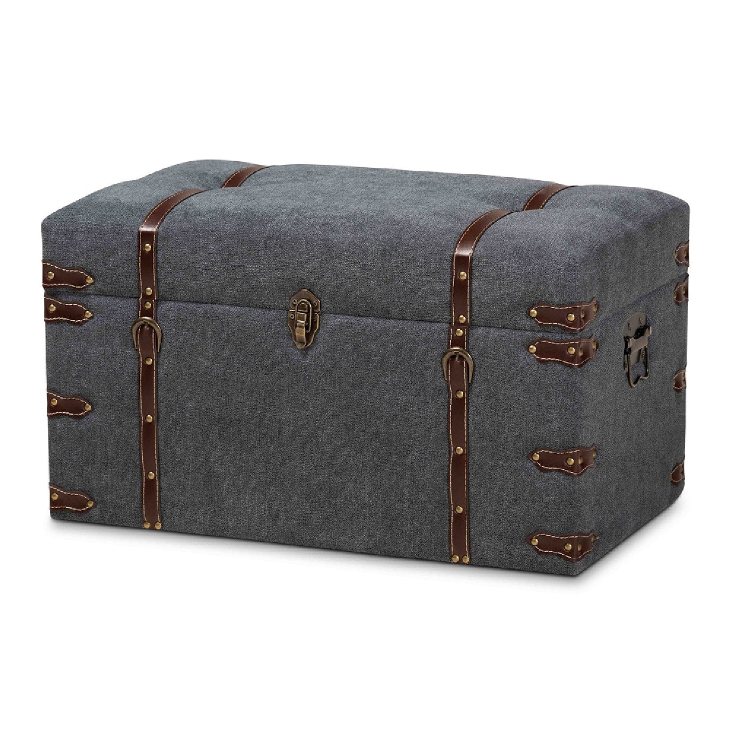 Luxury Upholstered Modern Storage Ottoman European Style for Villa