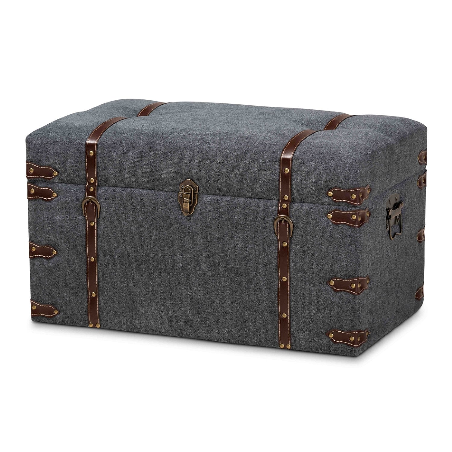 Luxury Upholstered Modern Storage Ottoman European Style for Villa