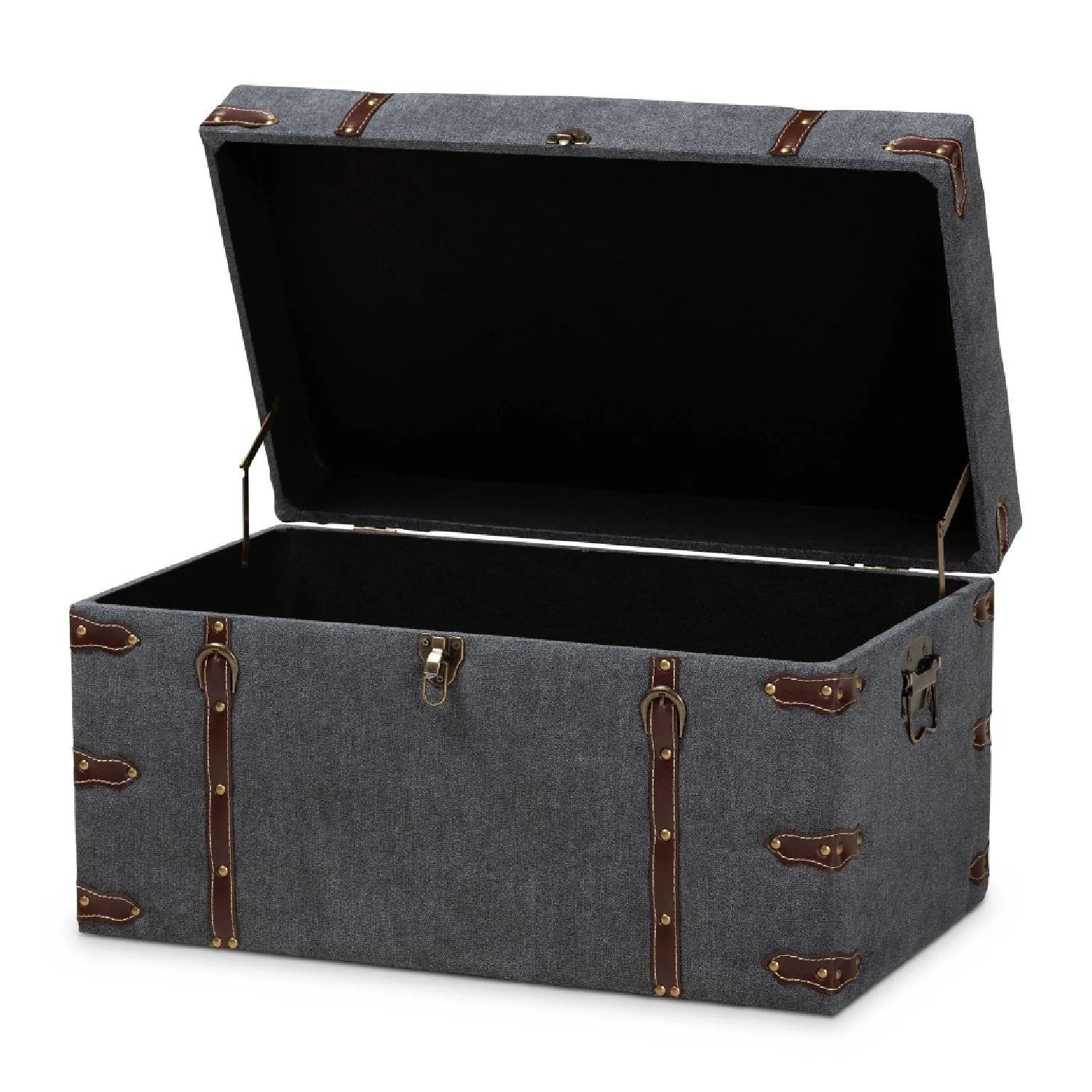 Luxury Upholstered Modern Storage Ottoman European Style for Villa