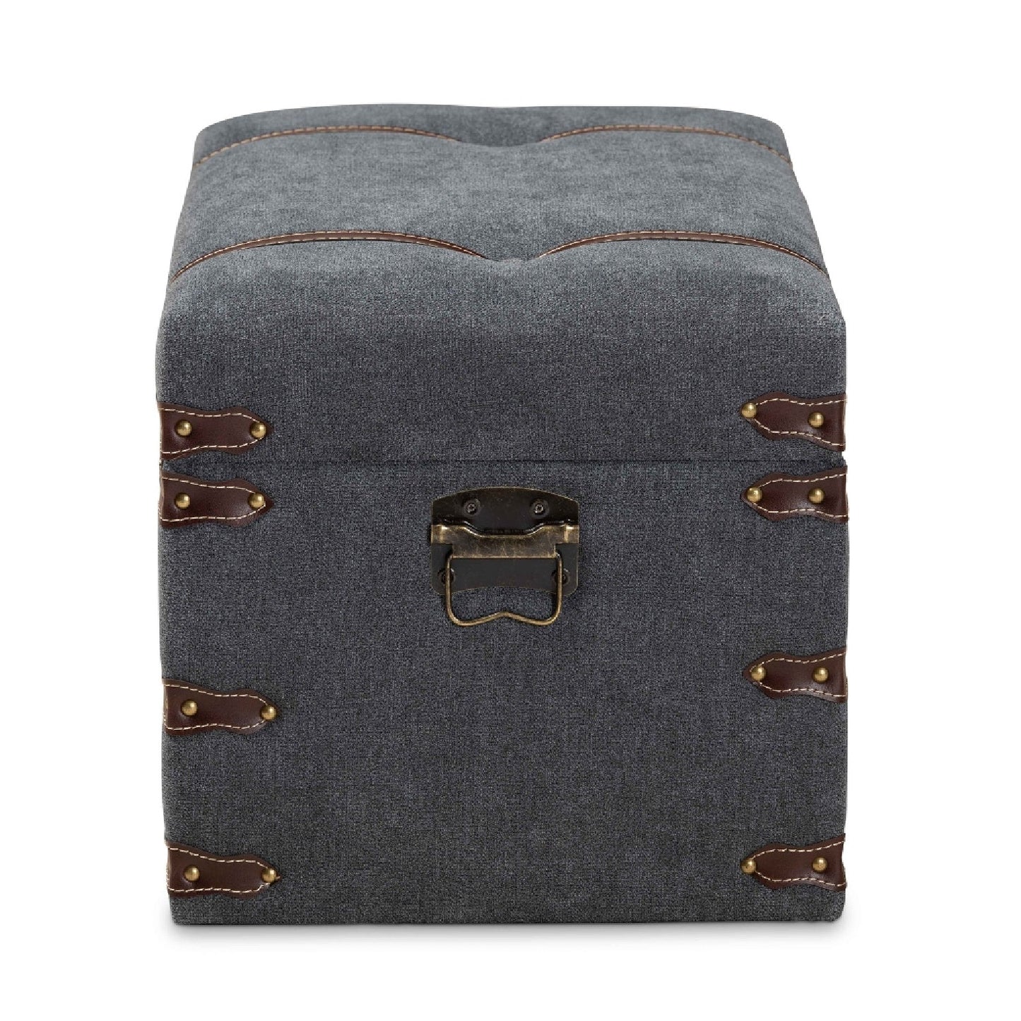 Luxury Upholstered Modern Storage Ottoman European Style for Villa