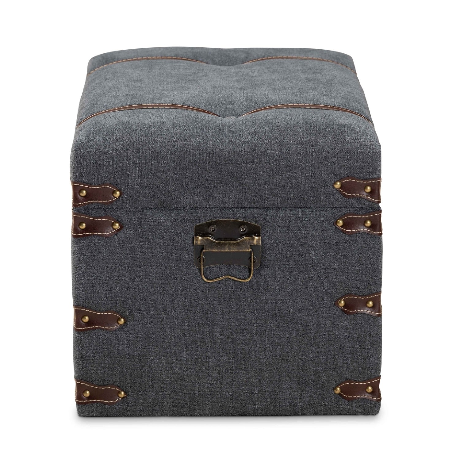 Luxury Upholstered Modern Storage Ottoman European Style for Villa