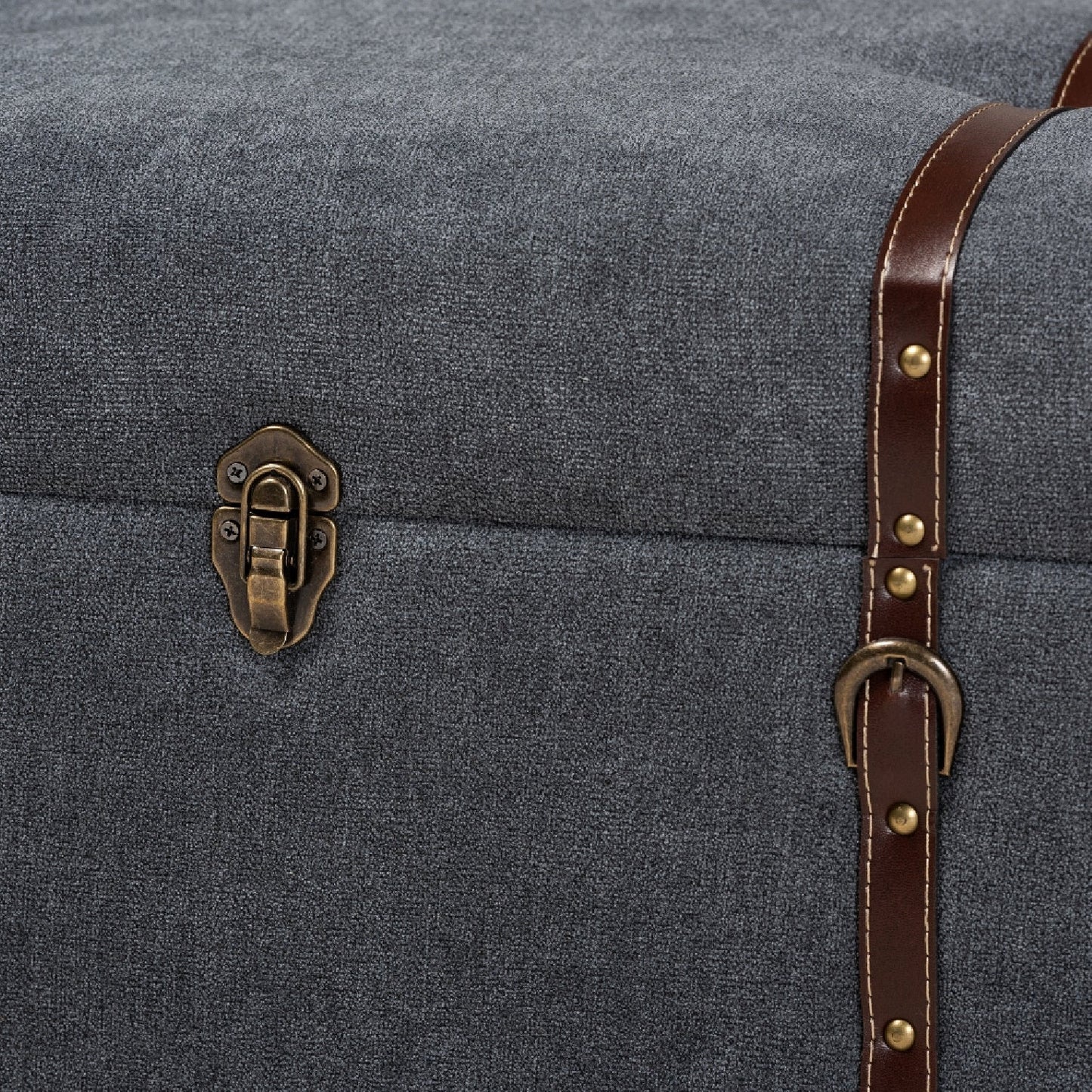 Luxury Upholstered Modern Storage Ottoman European Style for Villa