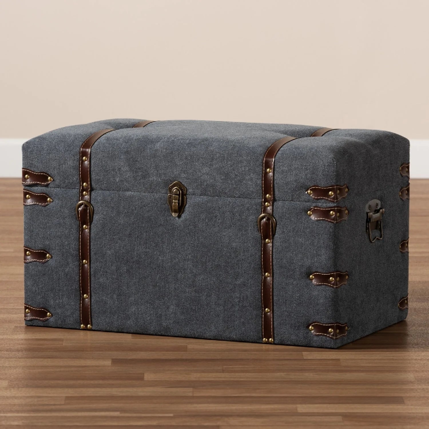 Luxury Upholstered Modern Storage Ottoman European Style for Villa