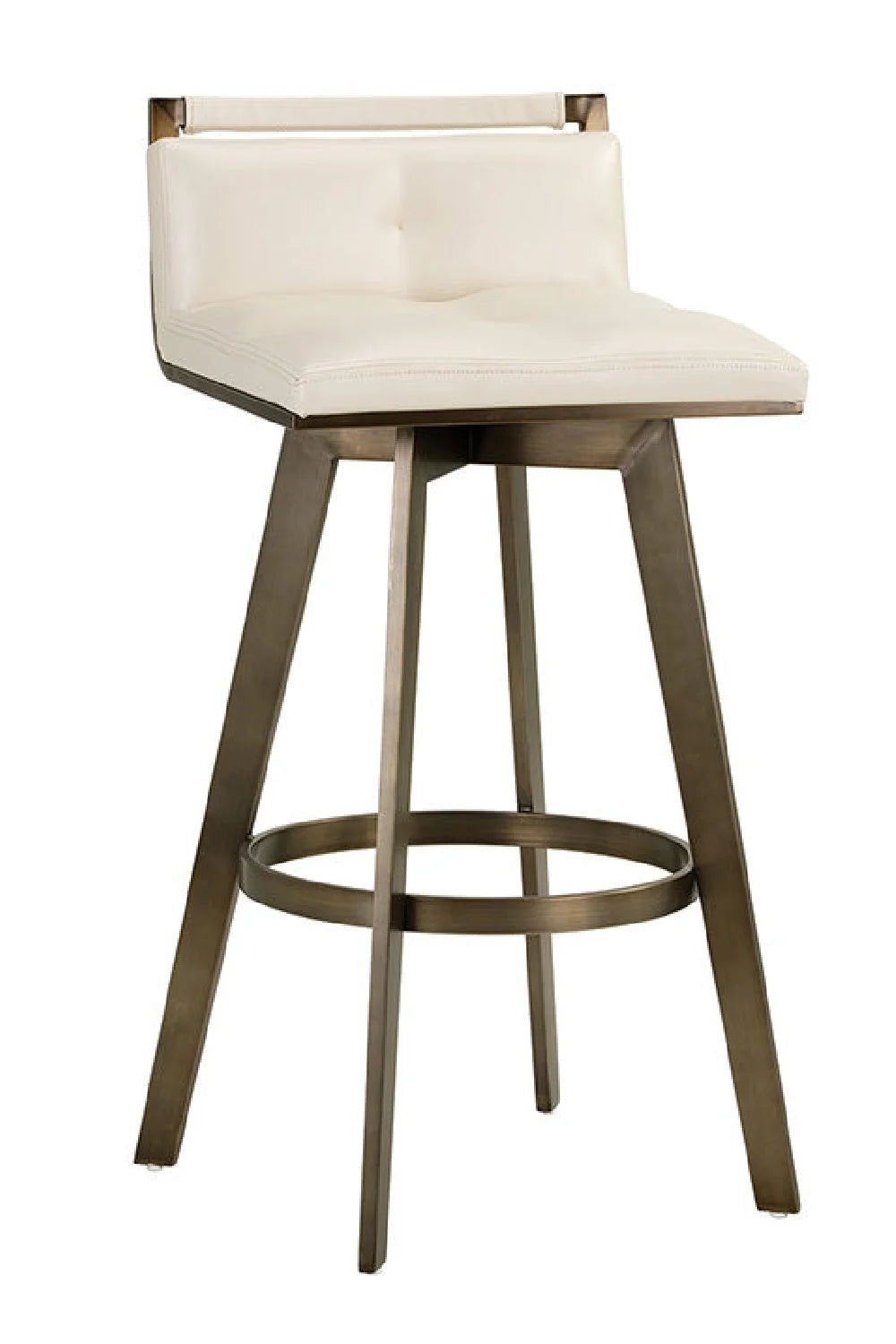 Luxury Upholstered Modern Swivel Bar Stool European Style for Villa