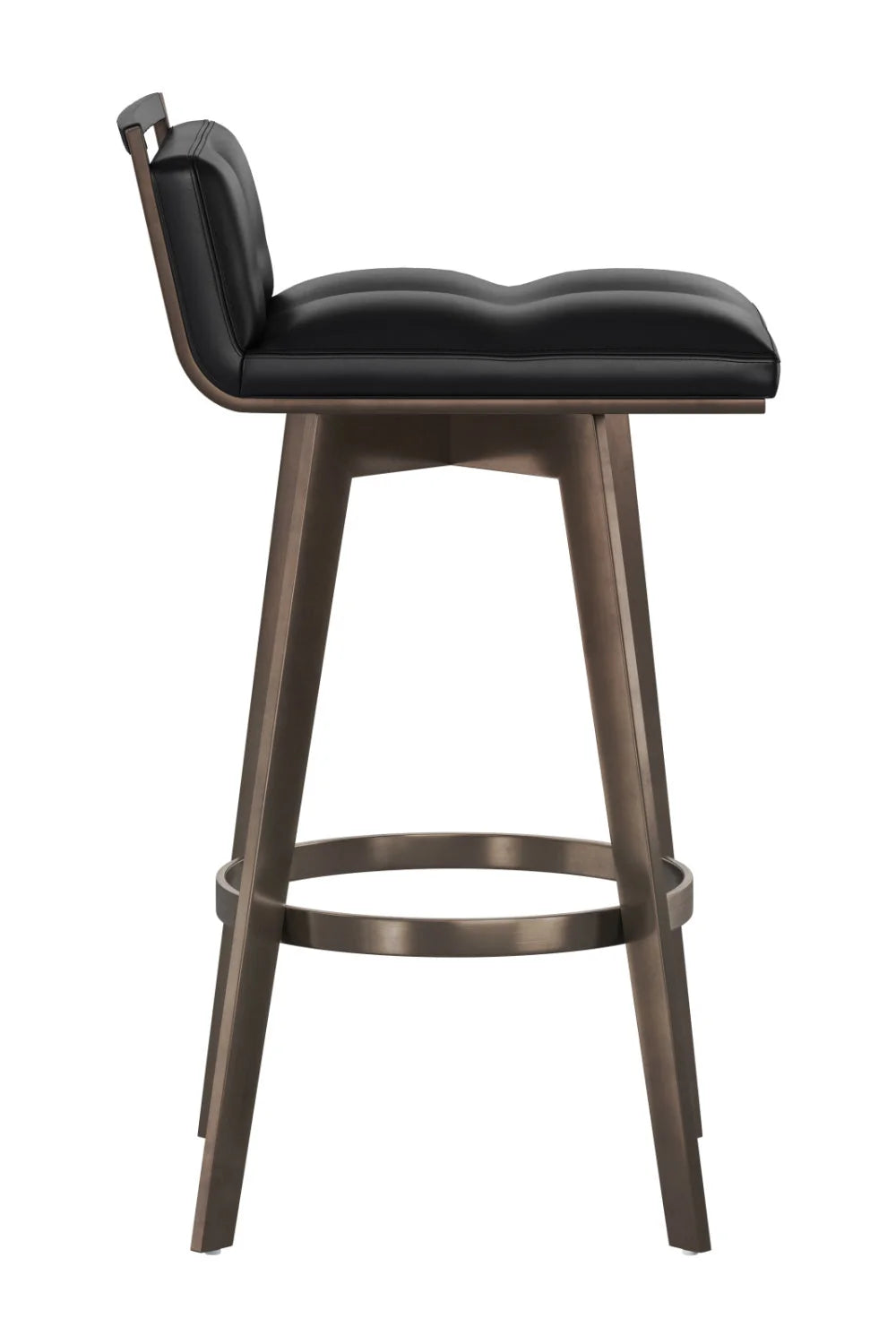 Luxury Upholstered Modern Swivel Bar Stool European Style for Villa