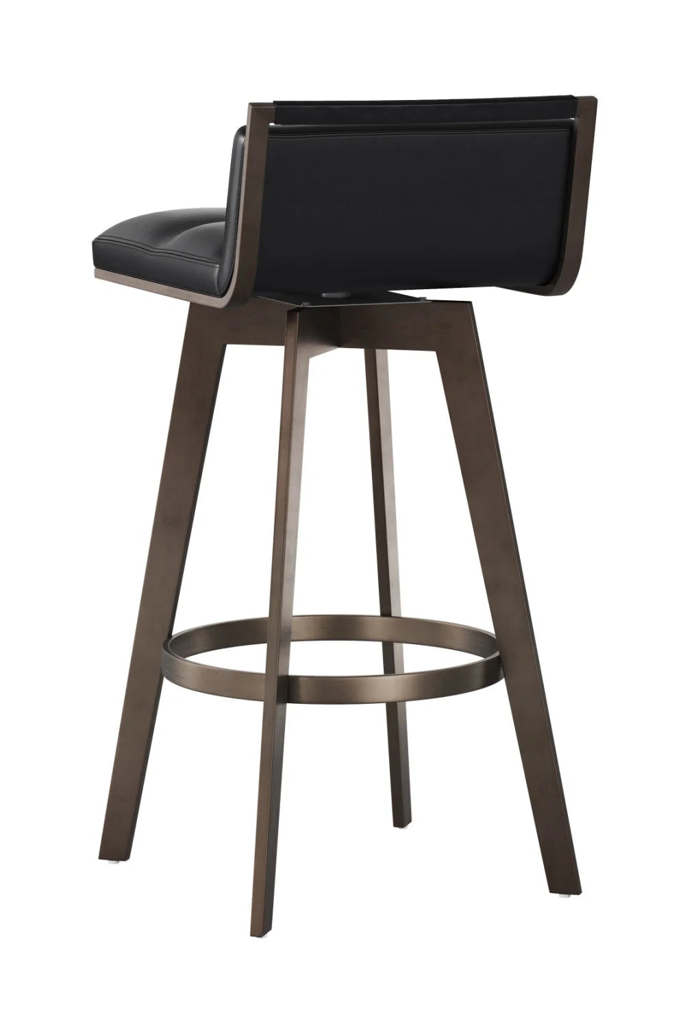 Luxury Upholstered Modern Swivel Bar Stool European Style for Villa