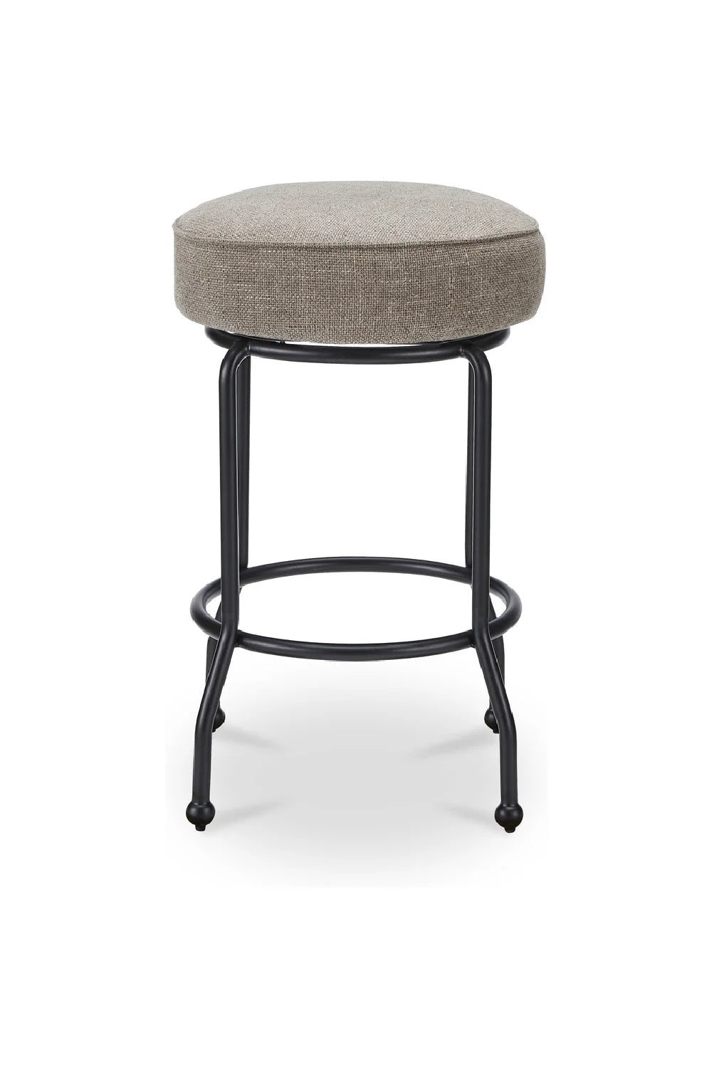 Luxury Upholstered Modern Swivel Counter Stool European Style for Villa