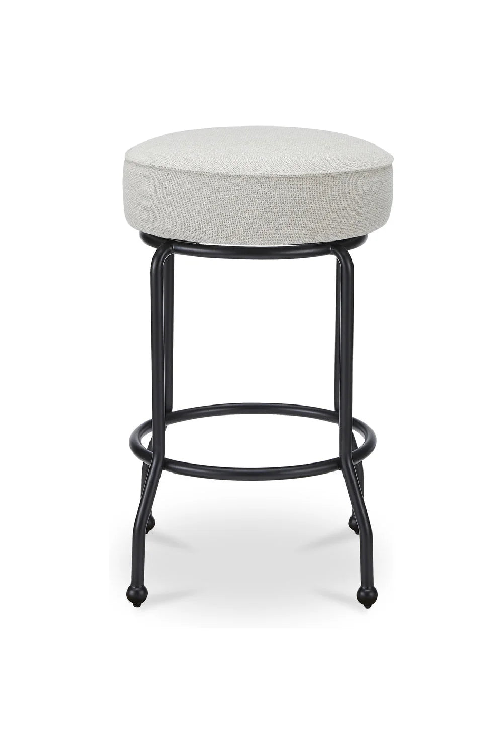 Luxury Upholstered Modern Swivel Counter Stool European Style for Villa