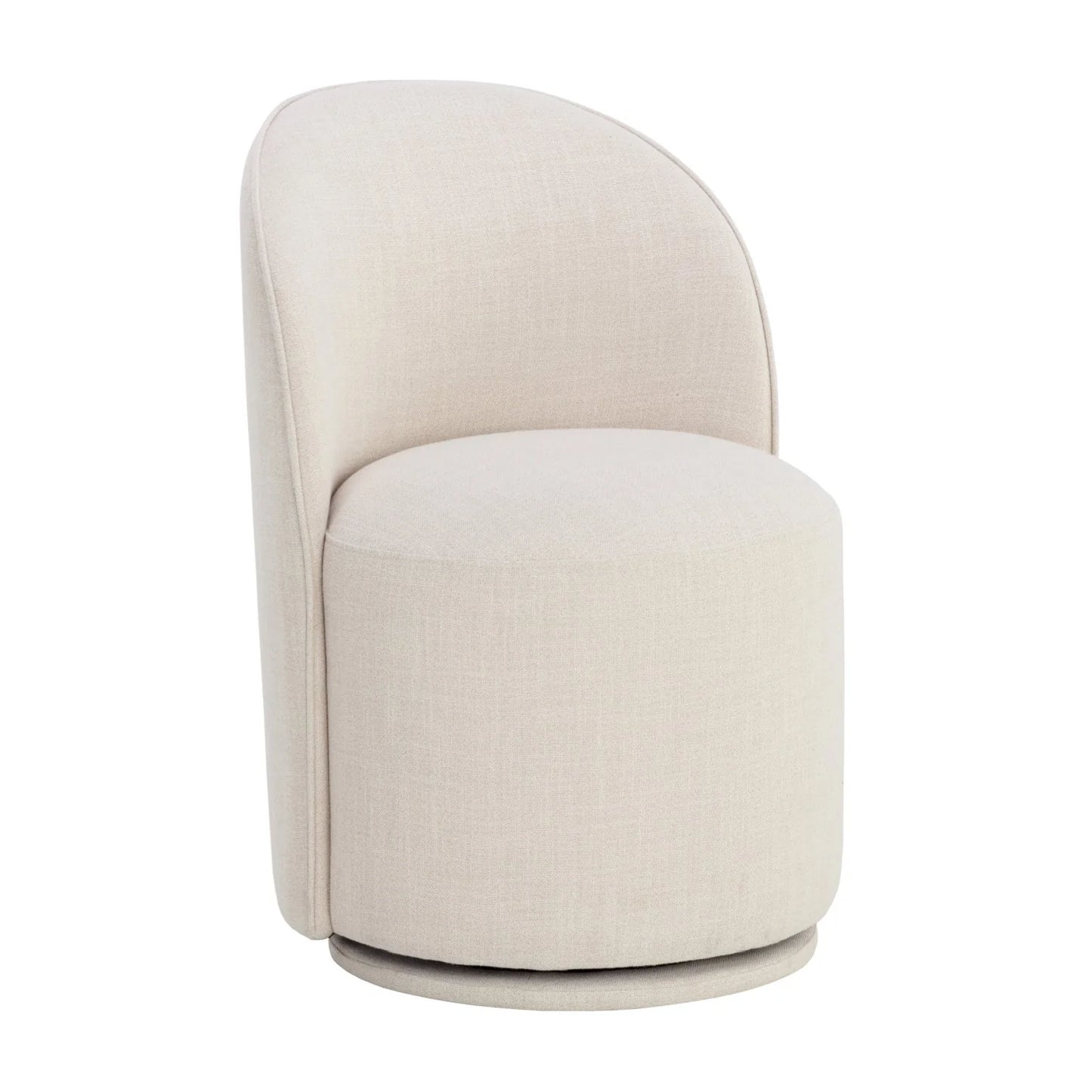 Luxury Upholstered Modern Swivel Dining Chair European Style for Villa