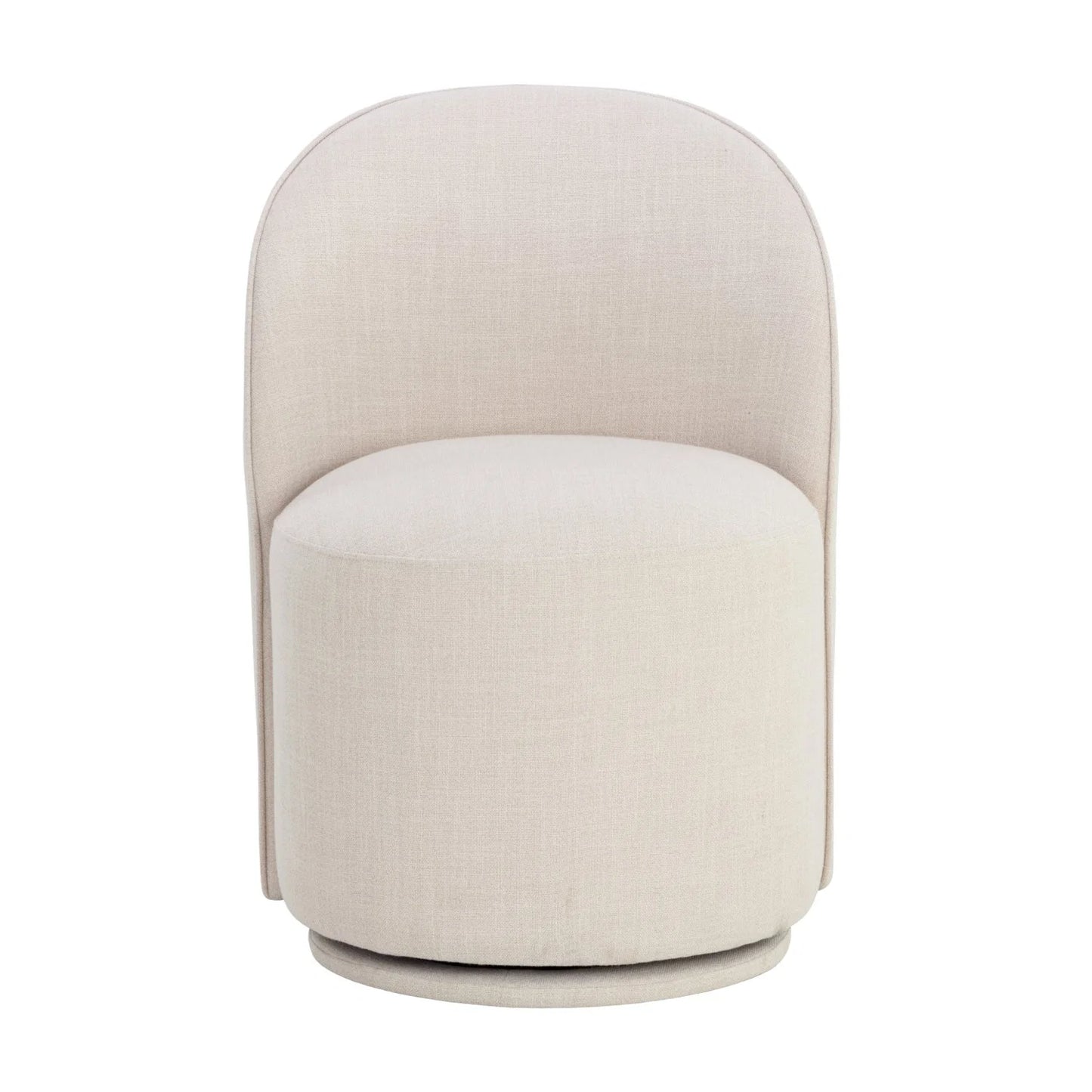 Luxury Upholstered Modern Swivel Dining Chair European Style for Villa