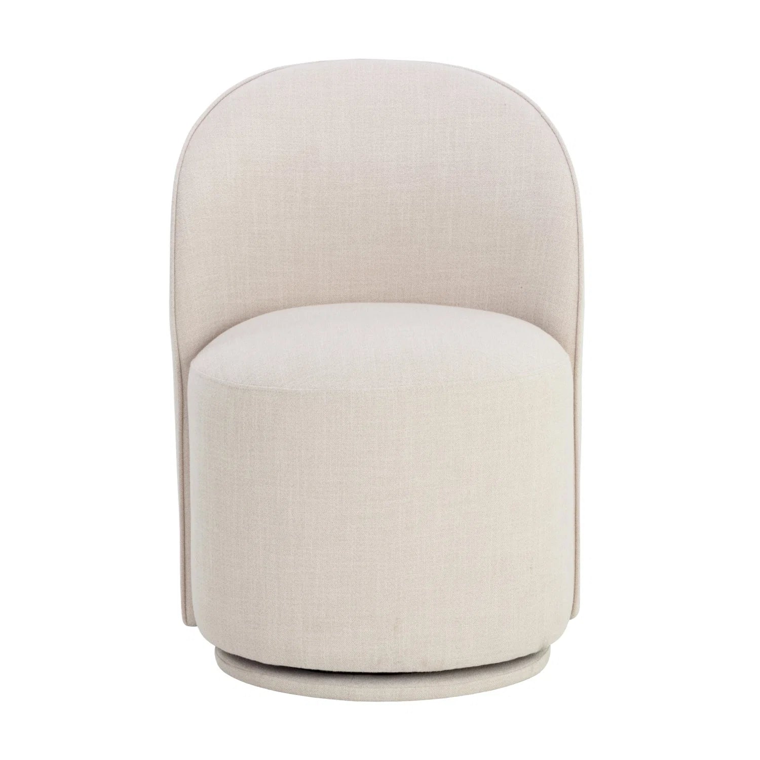 Luxury Upholstered Modern Swivel Dining Chair European Style for Villa