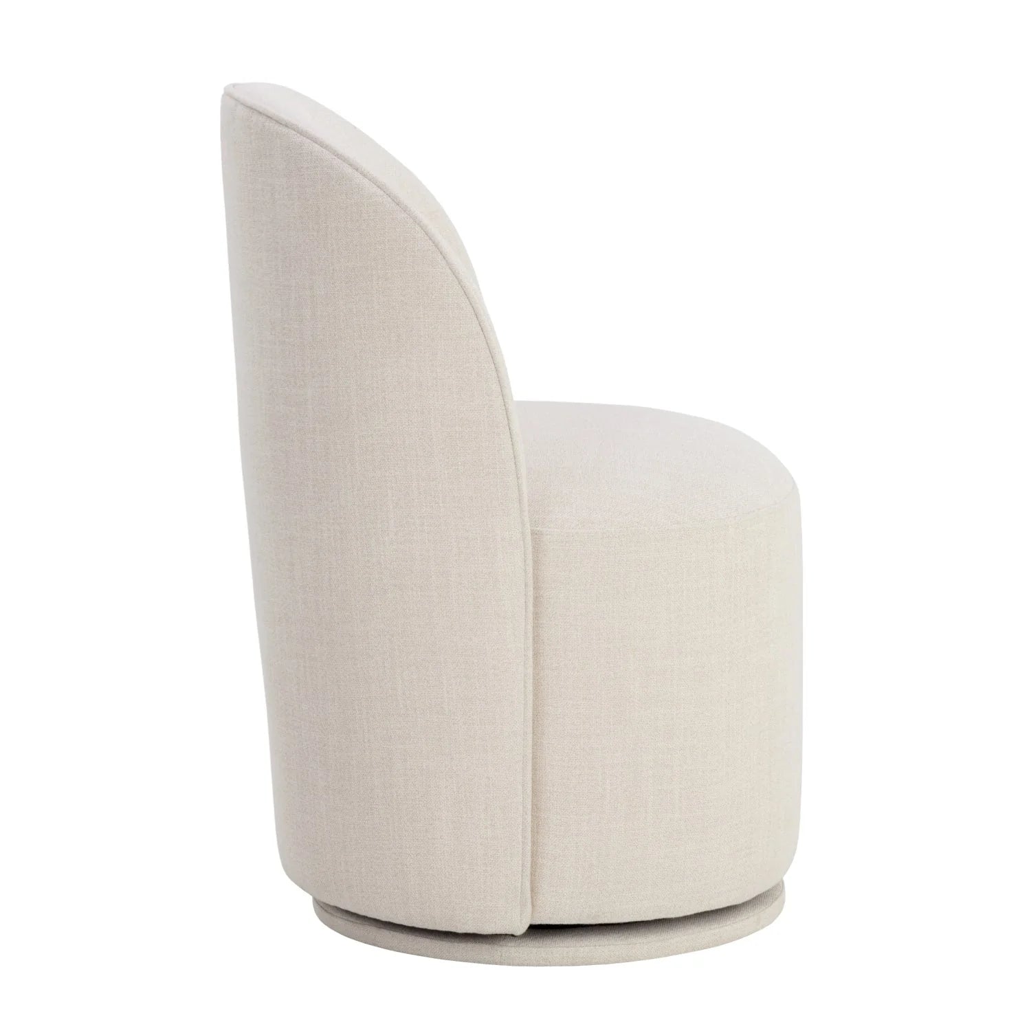 Luxury Upholstered Modern Swivel Dining Chair European Style for Villa