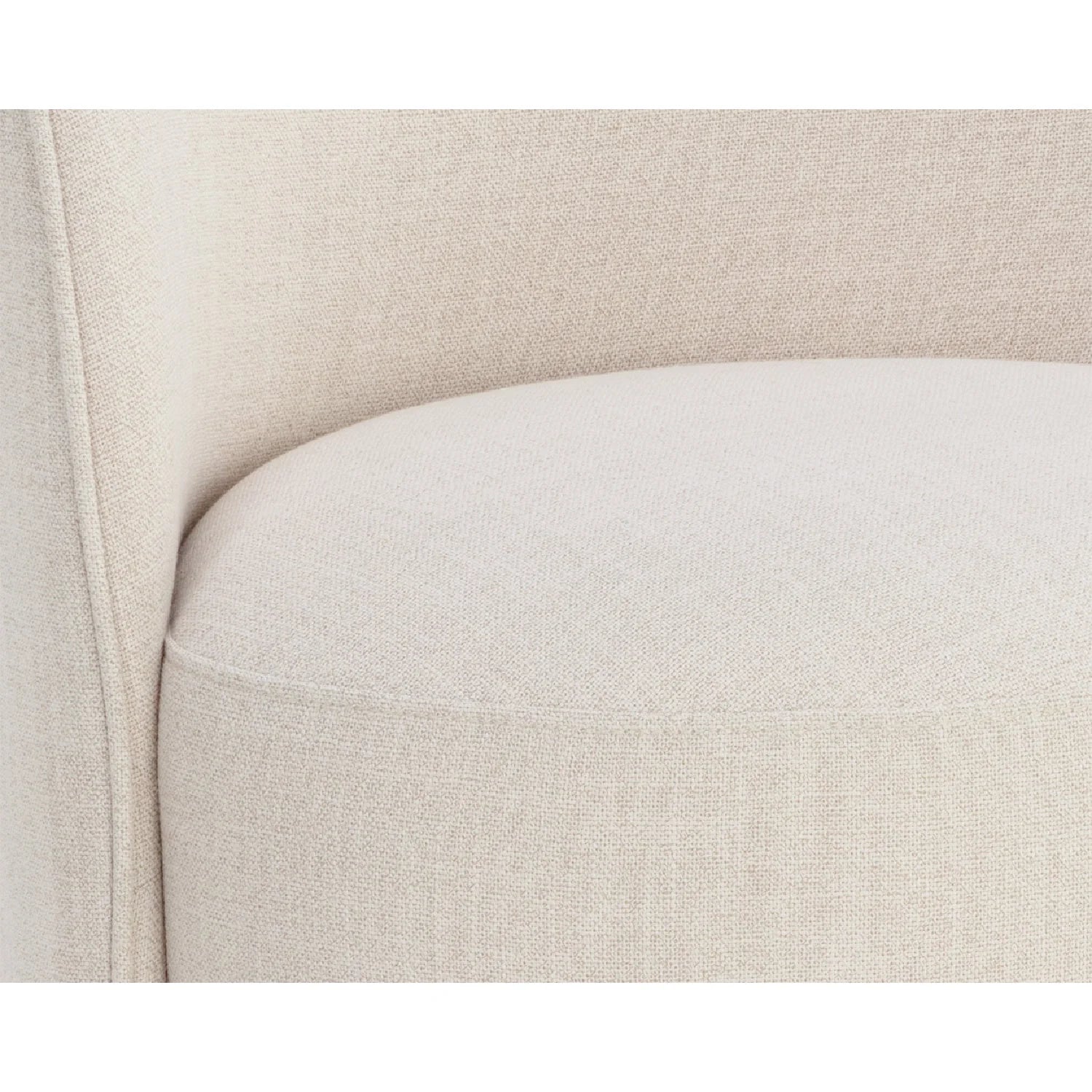 Luxury Upholstered Modern Swivel Dining Chair European Style for Villa