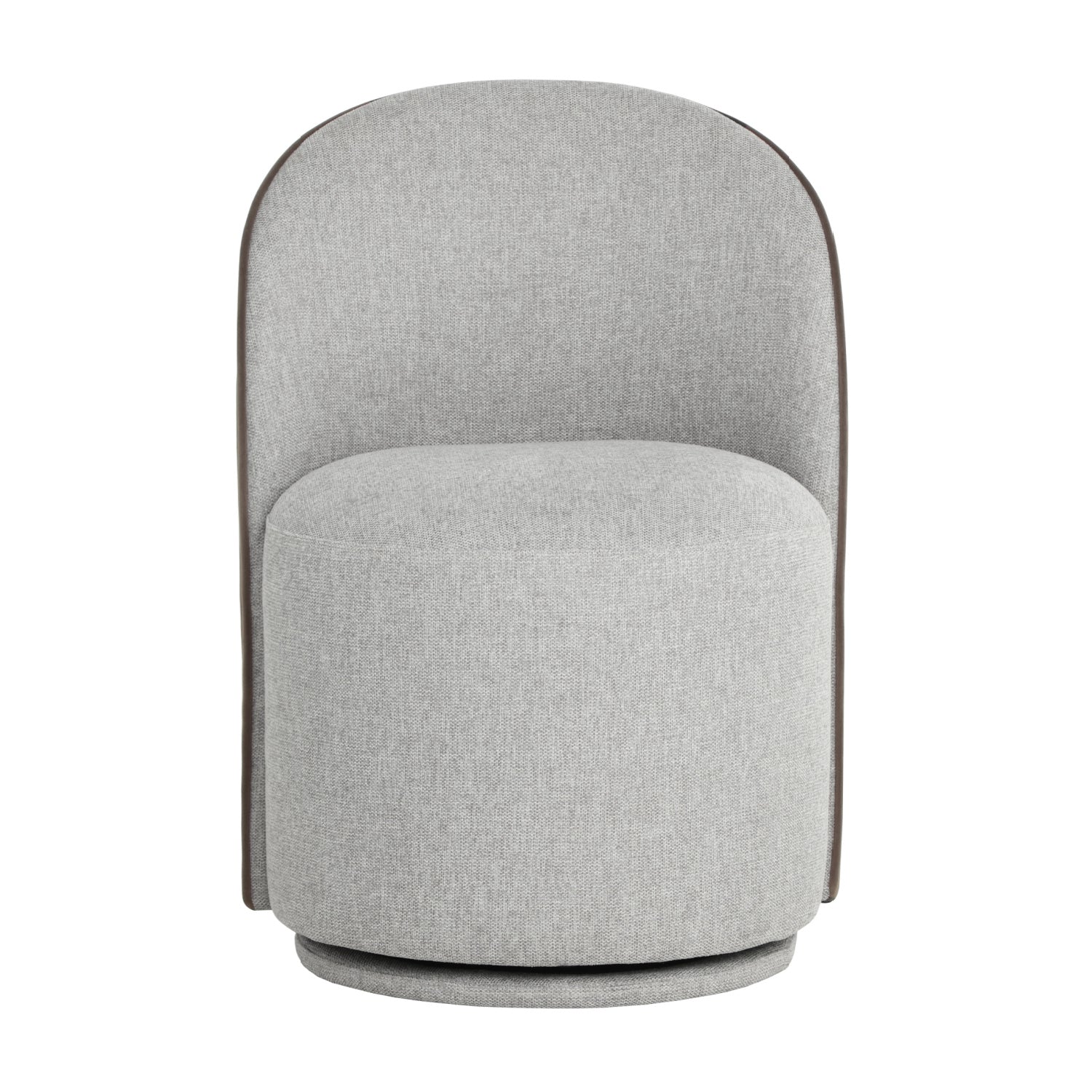 Luxury Upholstered Modern Swivel Dining Chair European Style for Villa