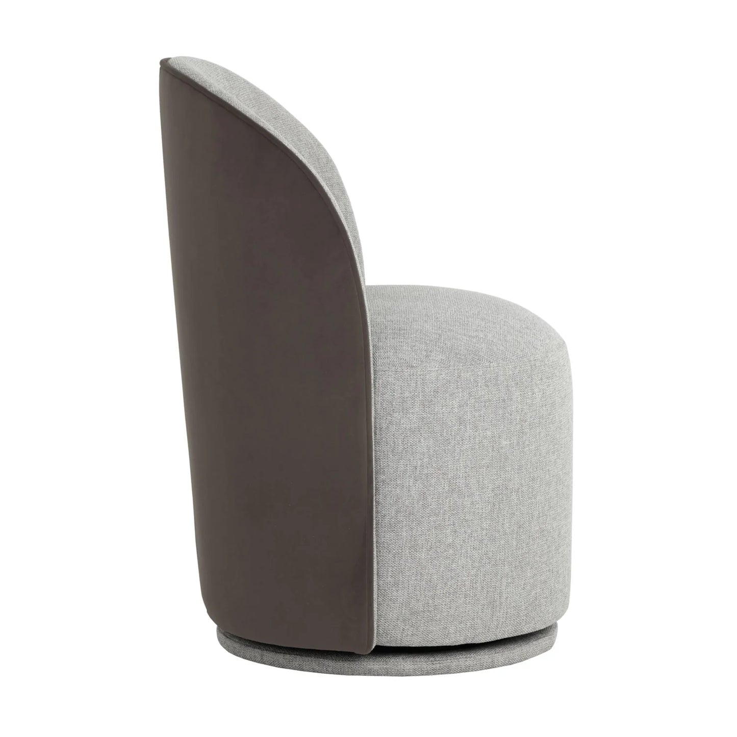Luxury Upholstered Modern Swivel Dining Chair European Style for Villa