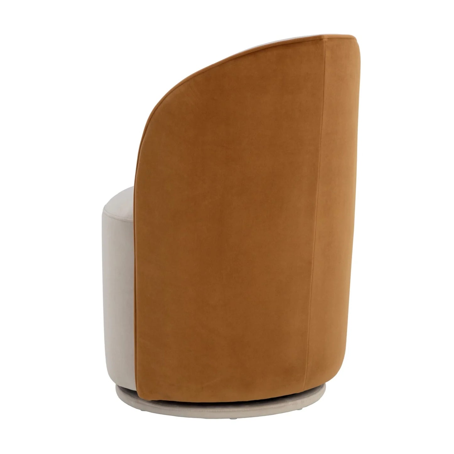 Luxury Upholstered Modern Swivel Dining Chair European Style for Villa