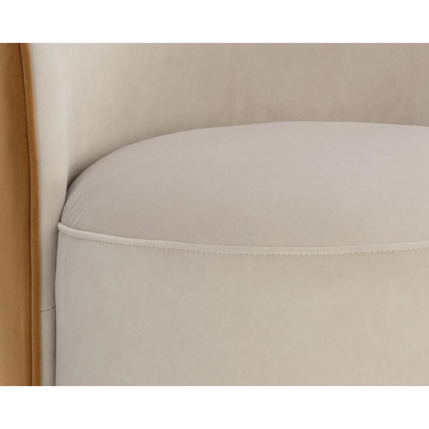 Luxury Upholstered Modern Swivel Dining Chair European Style for Villa